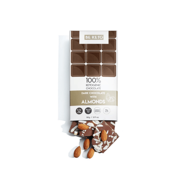 dark chocolate with almonds and mct oil